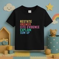 Races Writing Strategy Funny Text Evidence English Teacher Toddler T-Shirt thumb 3