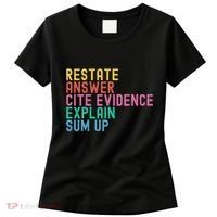 Races Writing Strategy Funny Text Evidence English Teacher Women's T-Shirt thumb 0