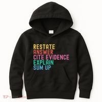 Races Writing Strategy Funny Text Evidence English Teacher Kids Hoodie thumb 0