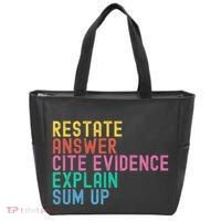 Races Writing Strategy Funny Text Evidence English Teacher Tote Bag thumb 0
