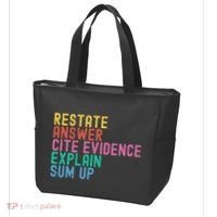 Races Writing Strategy Funny Text Evidence English Teacher Tote Bag thumb 3
