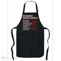 Retirement Weekly Schedule Retirement Life Funny Retirement Apron thumb 0