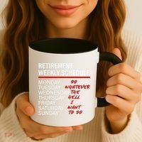 Retirement Weekly Schedule Retirement Life Funny Retirement Coffee Mug thumb 3