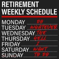 Retirement Weekly Schedule Retirement Life Funny Retirement Beanie thumb 2