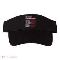 Retirement Weekly Schedule Retirement Life Funny Retirement Visor thumb 0