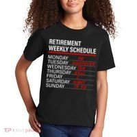 Retirement Weekly Schedule Retirement Life Funny Retirement Kids T-Shirt thumb 2