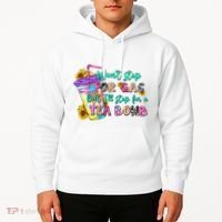 Retro WonT Stop For Gas But ILl Stop For A Tea Bomb Hoodie thumb 2