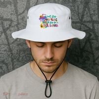 Retro WonT Stop For Gas But ILl Stop For A Tea Bomb Bucket Hat thumb 2