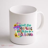 Retro WonT Stop For Gas But ILl Stop For A Tea Bomb Coffee Mug thumb 1