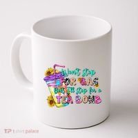 Retro WonT Stop For Gas But ILl Stop For A Tea Bomb Coffee Mug thumb 0