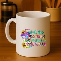 Retro WonT Stop For Gas But ILl Stop For A Tea Bomb Coffee Mug thumb 4