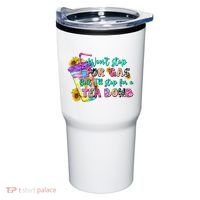 Retro WonT Stop For Gas But ILl Stop For A Tea Bomb Tumbler thumb 0