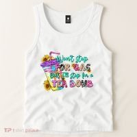 Retro WonT Stop For Gas But ILl Stop For A Tea Bomb Tank Top thumb 2