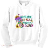 Retro WonT Stop For Gas But ILl Stop For A Tea Bomb Kids Sweatshirt thumb 0