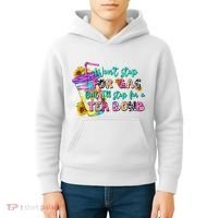 Retro WonT Stop For Gas But ILl Stop For A Tea Bomb Kids Hoodie thumb 4