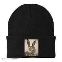 Retro Who The F_ck Is Alice Funny Rabbit  Beanie thumb 0