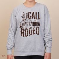 Retro Western They Call The Thing Rodeo Cowboy Howdy Women's Sweatshirt thumb 0
