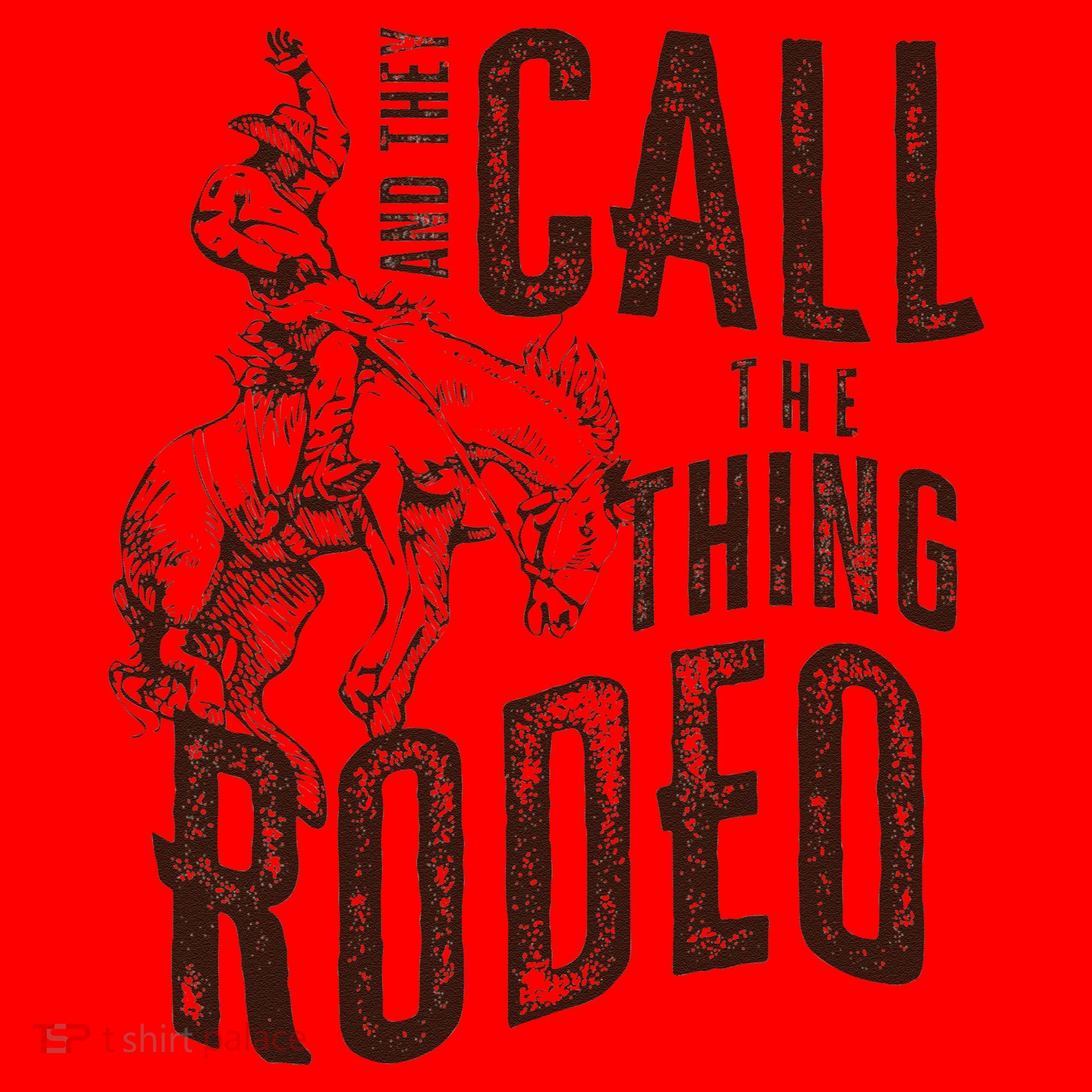 Retro Western They Call The Thing Rodeo Cowboy Howdy Santa Hat