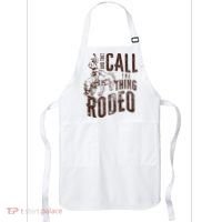 Retro Western They Call The Thing Rodeo Cowboy Howdy Apron thumb 0