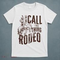 Retro Western They Call The Thing Rodeo Cowboy Howdy T-Shirt thumb 5