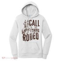 Retro Western They Call The Thing Rodeo Cowboy Howdy Women's Hoodie thumb 0