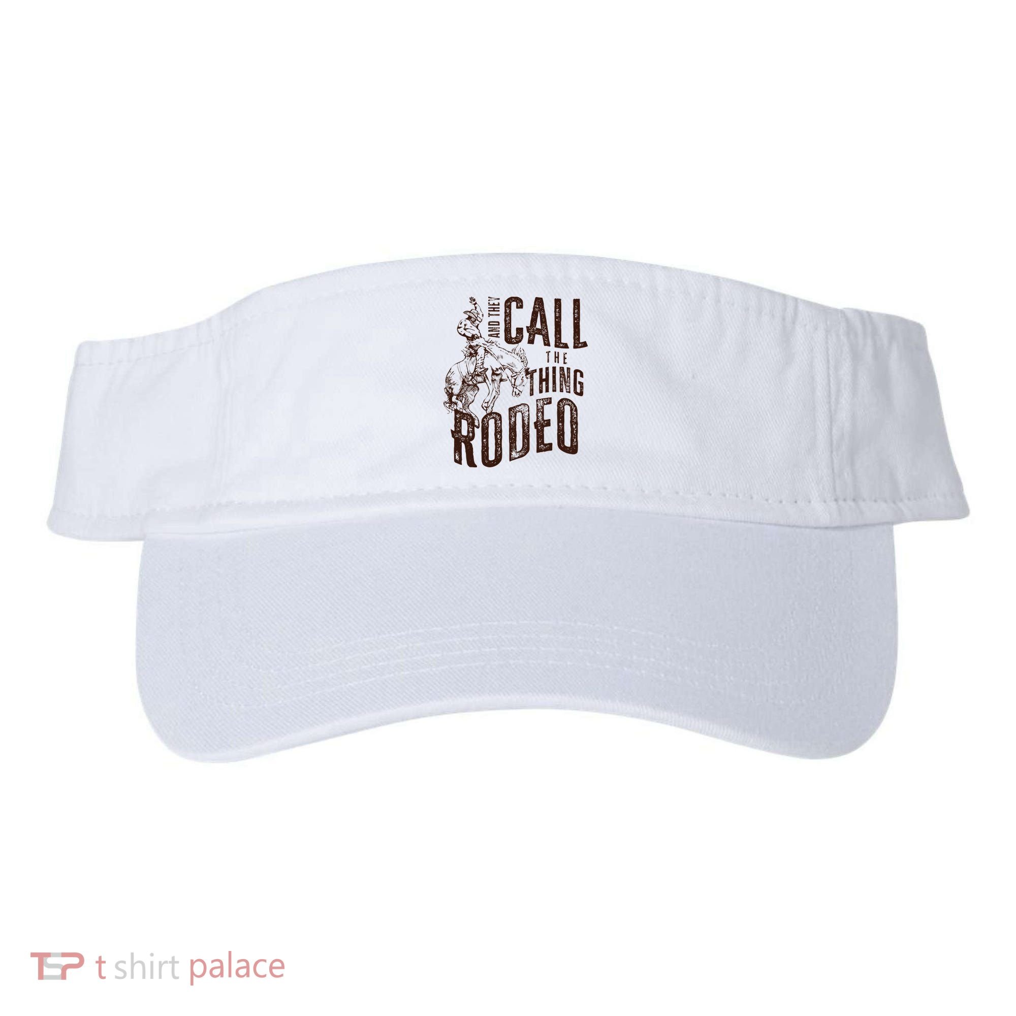 Retro Western They Call The Thing Rodeo Cowboy Howdy Visor