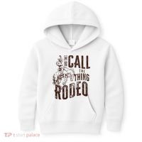 Retro Western They Call The Thing Rodeo Cowboy Howdy Kids Hoodie thumb 0