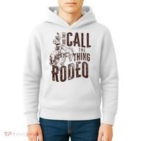 Retro Western They Call The Thing Rodeo Cowboy Howdy Kids Hoodie thumb 4