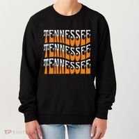 Retro Wavy Tennessee S Tennessee Orange Women's Sweatshirt thumb 0