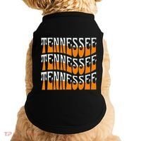 Retro Wavy Tennessee S Tennessee Orange Doggie Tank thumb 0