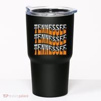 Retro Wavy Tennessee S Tennessee Orange Tumbler thumb 0