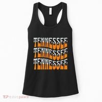 Retro Wavy Tennessee S Tennessee Orange Women's Tank Top thumb 0