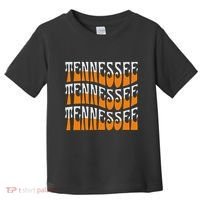 Retro Wavy Tennessee S Tennessee Orange Toddler T-Shirt thumb 0