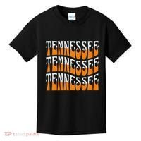 Retro Wavy Tennessee S Tennessee Orange Kids T-Shirt thumb 0