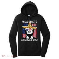 Retro Welcome To AmericaS Gulf Funny Trump Mexico America Women's Hoodie thumb 0