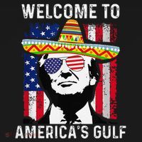 Retro Welcome To AmericaS Gulf Funny Trump Mexico America Women's Hoodie thumb 2