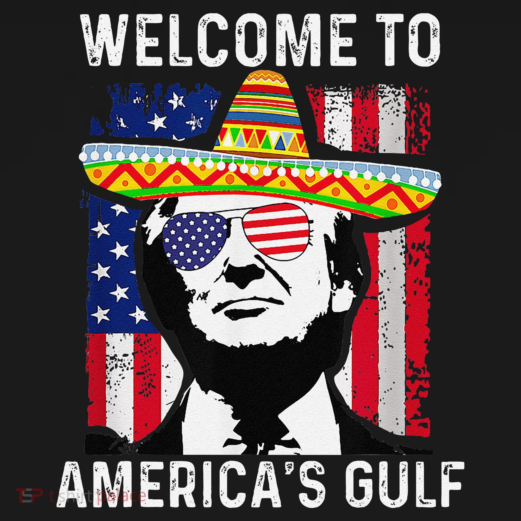 Retro Welcome To AmericaS Gulf Funny Trump Mexico America Women's Hoodie