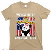 Retro Welcome To AmericaS Gulf Funny Trump Mexico America T-Shirt thumb 0
