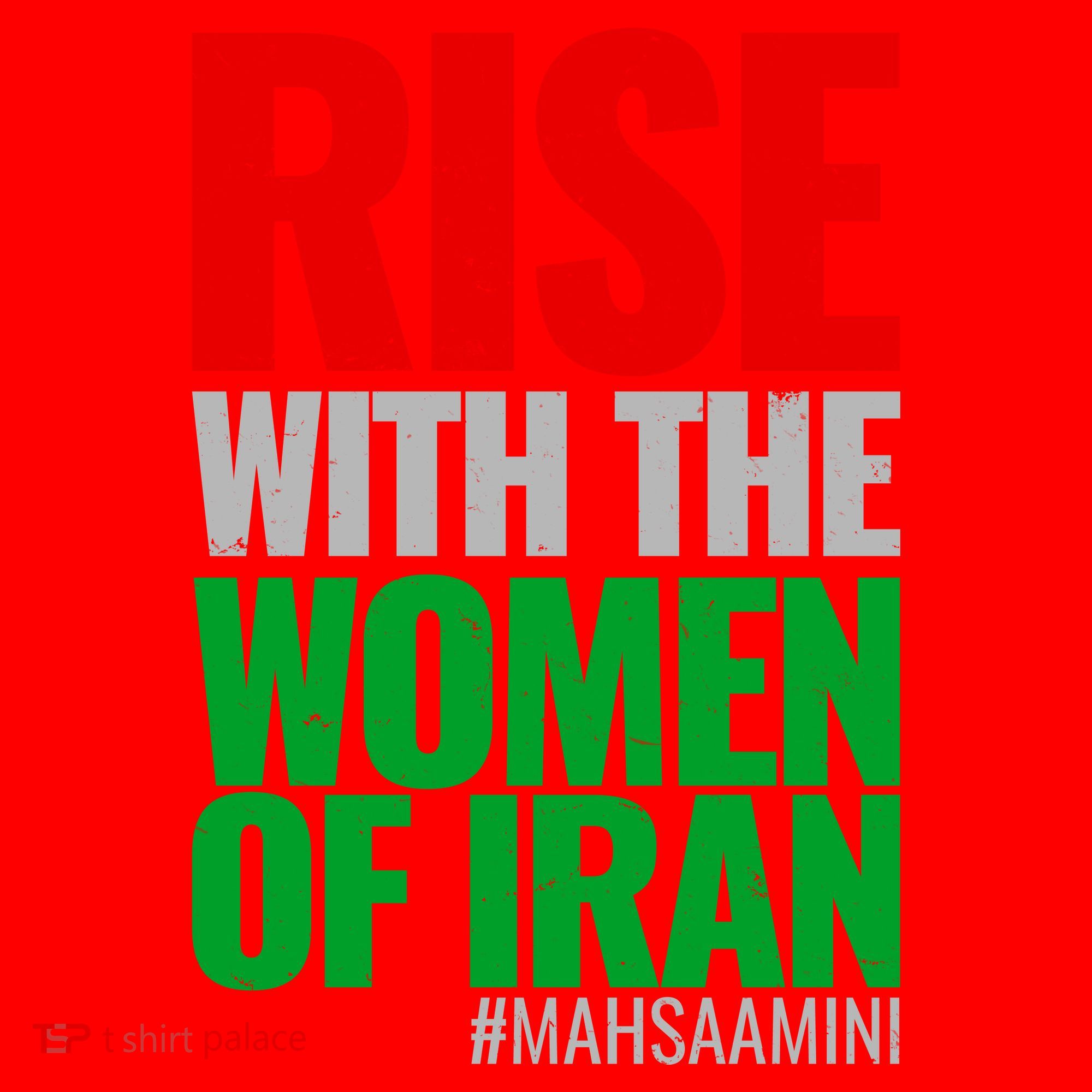 Rise With The Women Of Iran #Mahsa Amini Santa Hat