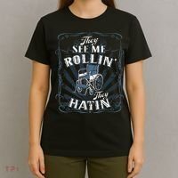 retro Wheelchair They See Me Rollin They Hatin  T-Shirt thumb 4