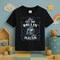 retro Wheelchair They See Me Rollin They Hatin  Toddler T-Shirt thumb 3