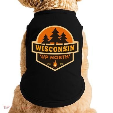 Retro Wisconsin Up North Doggie Tank