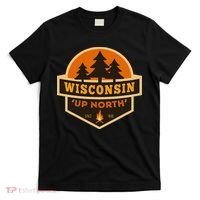 Retro Wisconsin Up North T-Shirt thumb 0