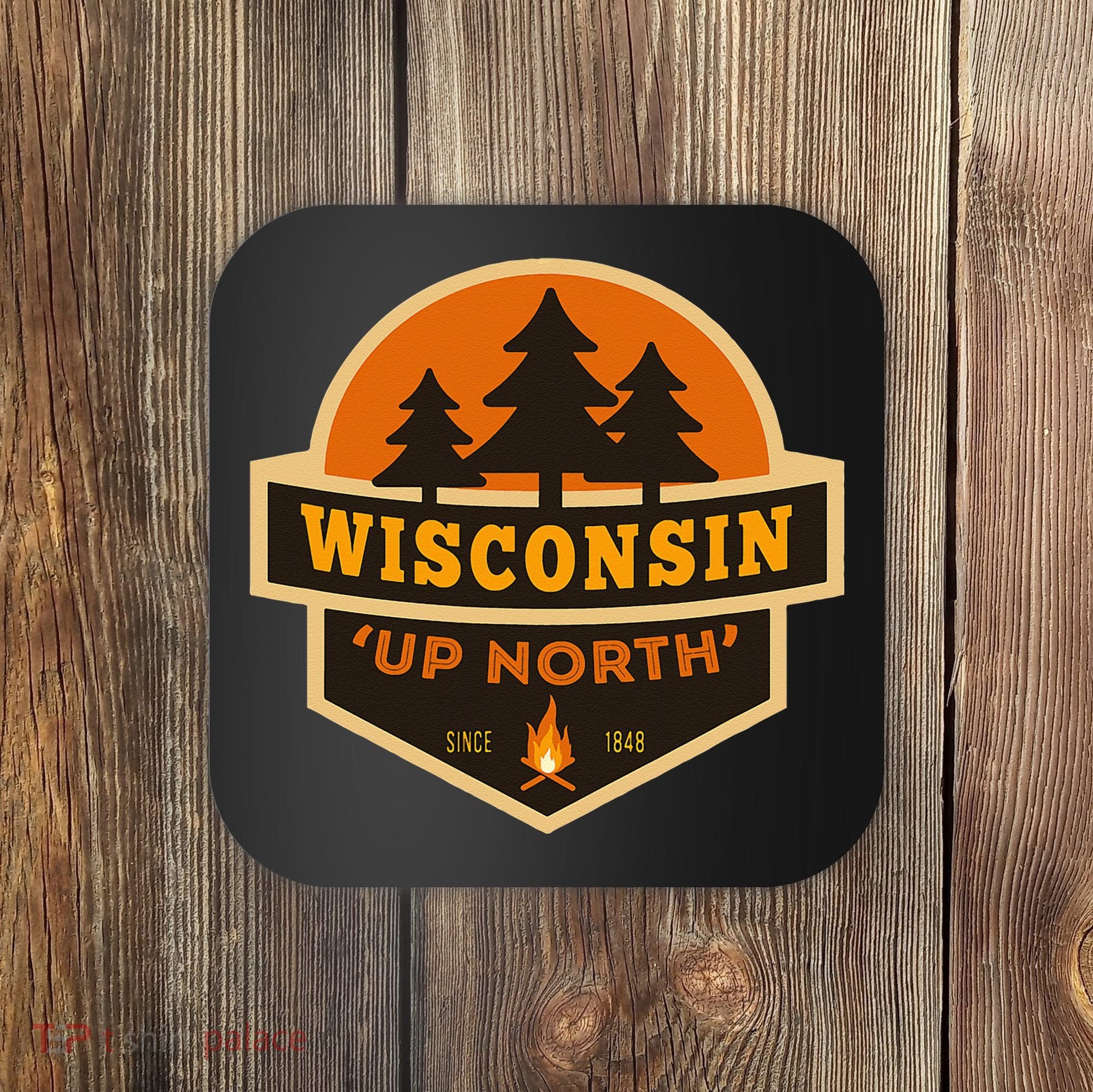Retro Wisconsin Up North Coaster