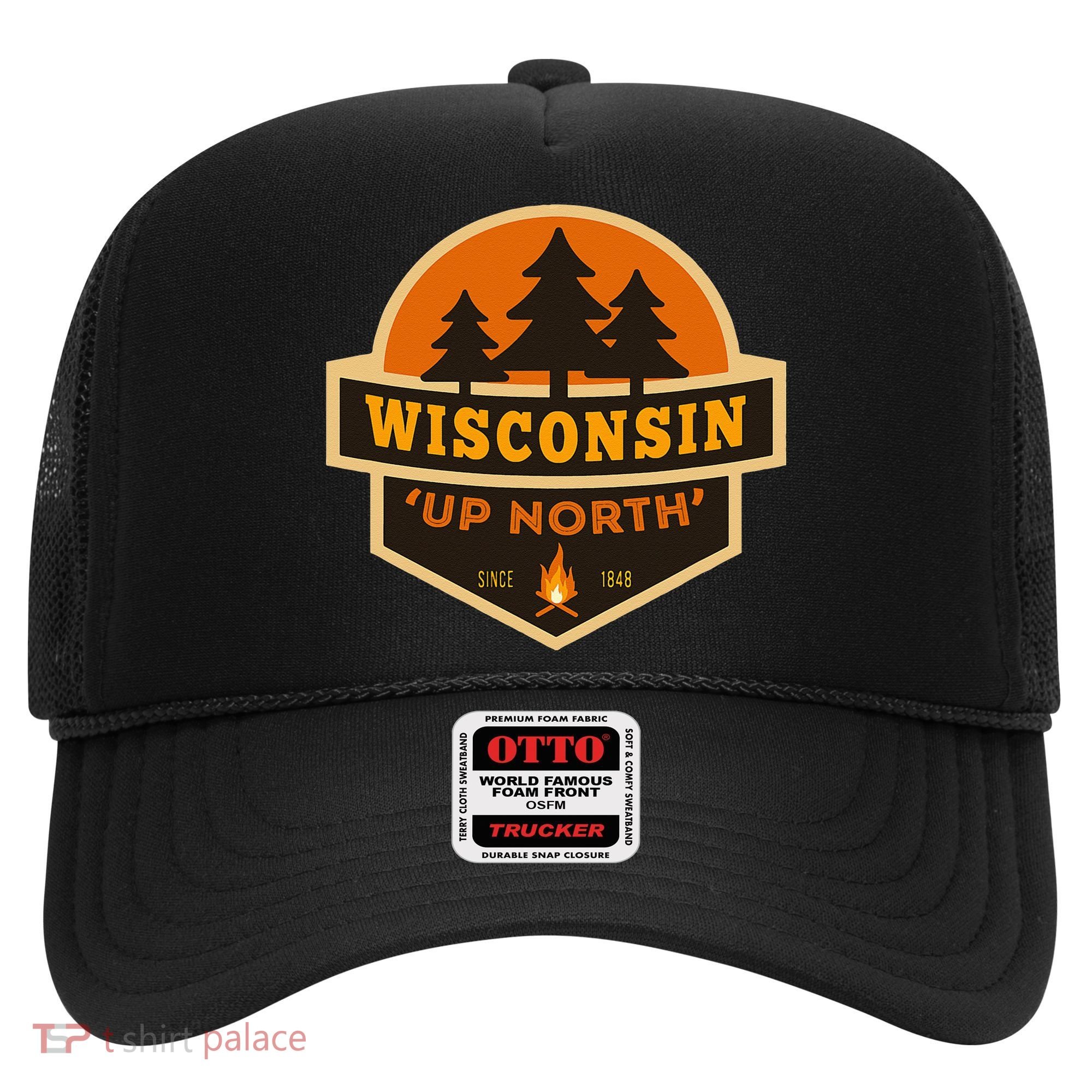 Retro Wisconsin Up North Hat