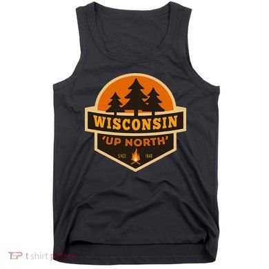Retro Wisconsin Up North Tank Top