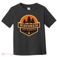 Retro Wisconsin Up North Toddler T-Shirt thumb 0