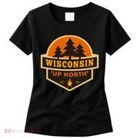 Retro Wisconsin Up North Women's T-Shirt thumb 0