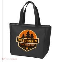Retro Wisconsin Up North Tote Bag thumb 3