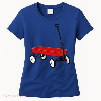 Red Wagon Vintage Toy Women's T-Shirt